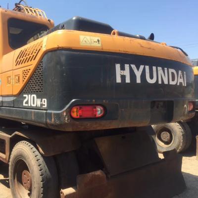 China 15TON Gebraucht Hyundai 210-9 Radbagger mit 4m3 Eimer Kapazität Kundenwahl zu verkaufen