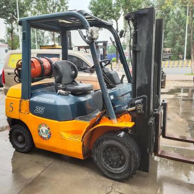 China Routine Fork Width Toyota Diesel Forklift 4 Ton with 6m Lifting Height and Japanese Engine for sale