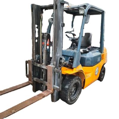 China Used Toyota Forklift 30 3t 3-stage 2.5-5t Diesel/Electric Komatsu TCM Mitsubishi Fork for sale