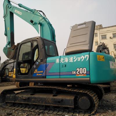 중국 일본에서 Kobelco SK200 발굴기 0-2000 작업 시간 및 3톤 최대. 들어올림 부하 판매용