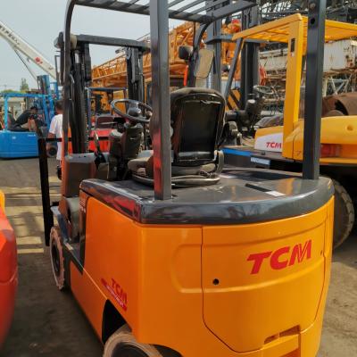 China Used Electric Forklift TCM FB25-7 2.5Ton 4 Wheel Style 1.5Ton 2Ton 3Ton 3.5Ton 4.0Ton for sale