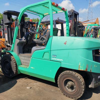 China Used Mitsubishi 5.5 Ton Diesel Forklift in Good Condition Japan Original Shanghai for sale