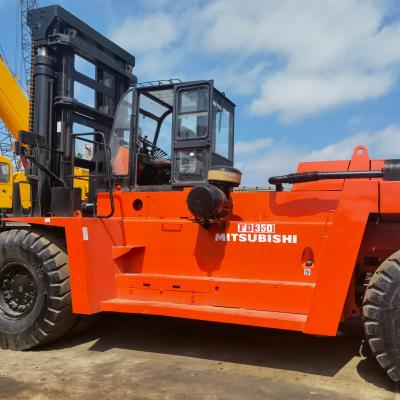 China 35t Mitsubishi FD350 35 Ton Forklift for Building Material Shops Fork Length 3254mm for sale