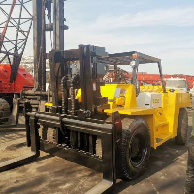 China TCM FD100 10 ton Japan original forklift in good condition for home at discounted for sale