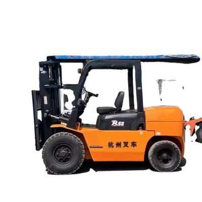 China Hangcha R100 R30 Diesel Forklift 5000 kg for Warehouse Operations in Garment Shops for sale