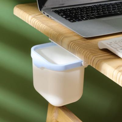 China Sustainable Hanging Plastic Desktop Square Hidden Bin Waste Bin Waste Bin Sustainable Cabinet Storage Box For Kitchen Bedroom for sale