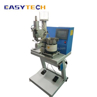 China Bead Punching Inserting Process Fully Instant Riveting Bead Tying Automatic Button Making Machine for sale