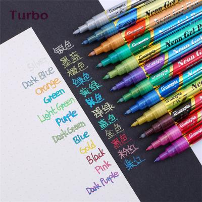 China Inscription of color pens& Marker pens 2022 stationery 2022 popular novelty drawing stationery /gift for kids! 12pcs Plastic Water Color Marker Pen Set for sale