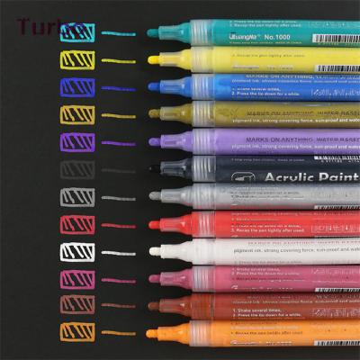 China Inscription of color pens& China factory price kawaii highlight drawing plastic colorful marker pen cute promotional eco stationery marker pens multi-use for sale