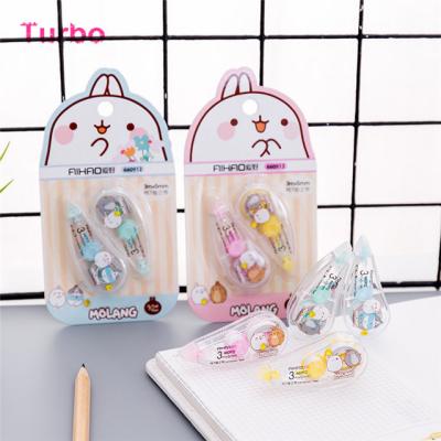 China 2019 New Japanese Top Selling Office School Correction Tapes Gifts Set Universal Plastic Colorful Correction Tape Stationery School Supplies For Kids for sale