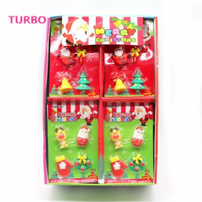 China 2020 Promotional Eraser Christmas Stationery Gifts Wholesale Cute Shaped Rubber Pencil Erasers Set For Kids for sale