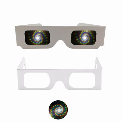 China Custom Cardboard Artwork Print for 3D Paper Firework Diffract Glasses for Holiday > 80