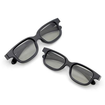 China The frame can be any color as customers' requirements polarization glasses for 3D movie watching passive 3D glasses for adults 3D circular passive for sale