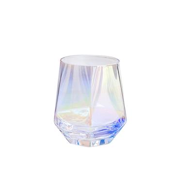 China ODM Best Selling Crystal Tasting Diamond Whiskey Tumbler Glass Cup EO Wine Glass Amazion for sale