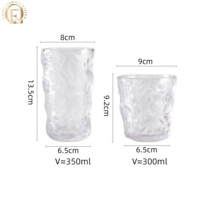 China Nordic Style Ball DOF Cup Drinking Glasses Creative Glass Tumblers Viable Tall For Water Juice Wine for sale