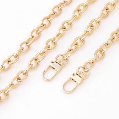 China DIY Handbag Purse Chain Bag Strap Fashion Plating Gold Metal Chains For Bag Handle for sale