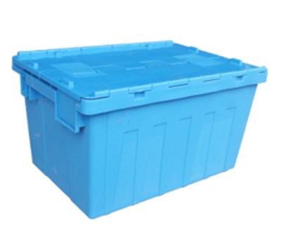 China Solid Box Stackable Folding Turnover Box With Lid Plastic Swap Box for sale