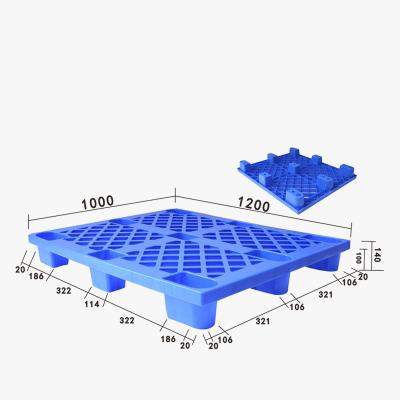 China NEW designed 2020 euro nine foot single faced plastic pallet create stackable warehouse storage pallet for sale