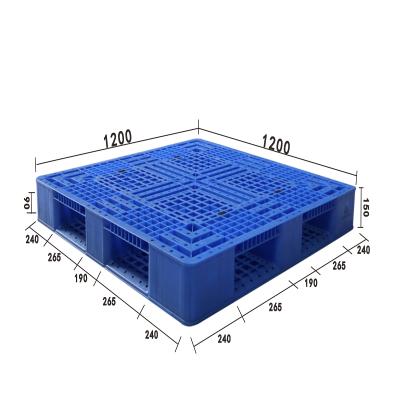 China 1200X1200mm Double Sided Single Sided Shipping Plastic Pallet for sale