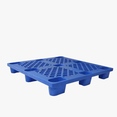 China Euro Cheap Price 1100x1100 Single Faced HDPE Plastic Pallets for sale