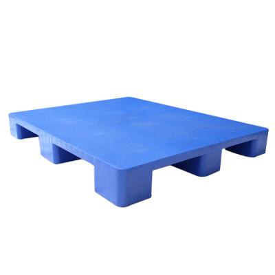 China High Quality Factory Single Faced Flat Surface 1200x1000 Plastic Pallet With 9 Feet for sale