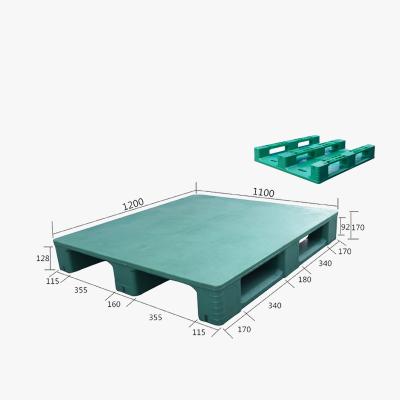 China Export HDPE Single Faced Heavy Duty Recycled Plastic Pallet for sale