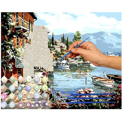 China New Promotion DIY Oil Paintings Wall Arts Canvas Decorative Custom Classic/Postmodern Home Painting By Numbers for sale