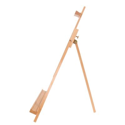 China Dongjin Foldable Wooden Painting Easel Mini Desk Easel Stand Easel with Beech Wood for Artists Painting and Students for sale