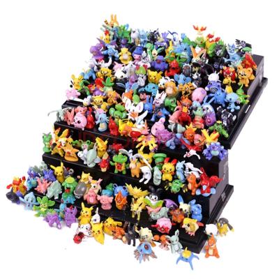 China 24/48/72/96/120/144Pcs Different Styles Pokemon Figures Model Collection Anime Figure Toys Dolls Child Birthday Model 2-3cm Pokemon for sale