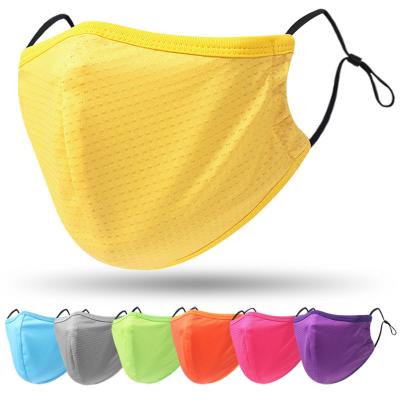 China Adult Colorful Unisex Breathable Face Mask For Adults Outdoor Sports Climbing Suncreen Mesh Masks Washable Dustproof for sale