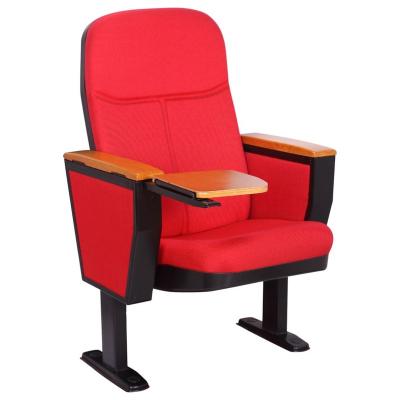 China Modern Wholesale Notebook Fabric Folding Seat Church Auditorium Chairs for sale