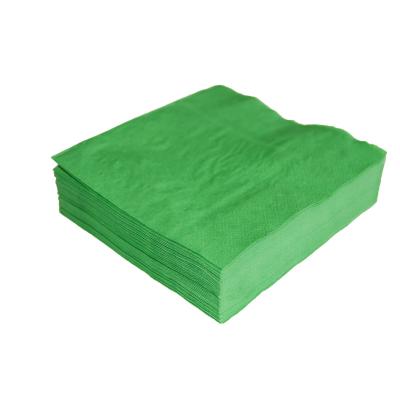 China Box Tissue Green Color Lavender Colored Disposable Napkins Colors for sale