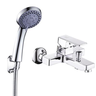 China Best Selling Slide Bar HUADIAO Shower Bath Mixer Bathroom Shower Bathtub Shower Sanitary Ware Faucet Without Faucet for sale