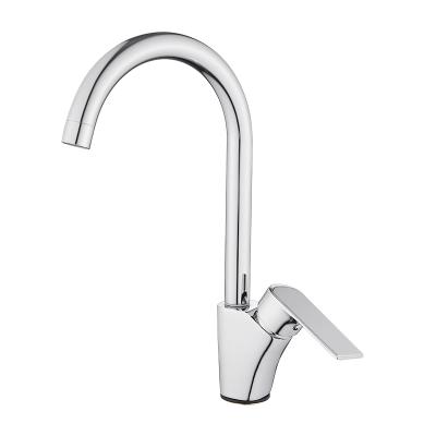 China HUADIAO Hot And Cold Water Mixer Single Hole Kitchen Faucet Contemporary Zinc Alloy Water Faucet Sink Faucet for sale