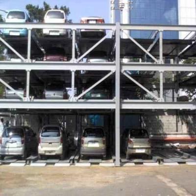 China Steel Car Lift Parking System With Hydraulic / Motor Chain Drive for sale