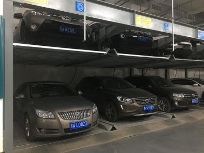 China Zwei hydraulischer Auto-Aufzug Niveau-doppelter Decker Parking Systems 2000kg für Garage zu verkaufen