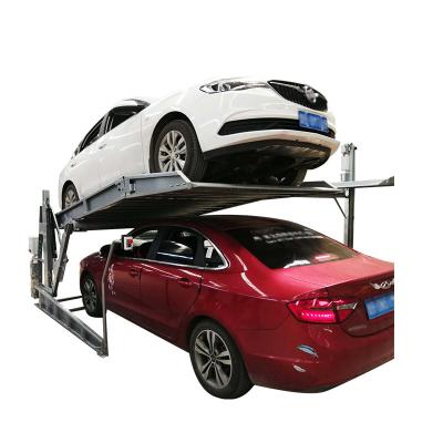 China 2200kg Underground Car Parking Systems PJS Mini Tilting Car Lift zu verkaufen