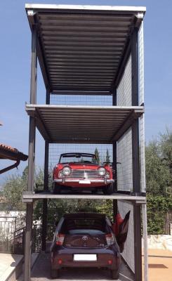 中国 セリウム車の駐車エレベーター システム油圧三重の積み重ね車の上昇 販売のため