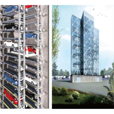 China Traction Comb Automatisierter Parkturm 25 Ebenen vertikales Parksystem zu verkaufen