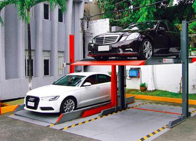 China mehrschichtiges parkendes System 2300kg CER 2 Posten-Auto-Aufzüge für Hauptgarage zu verkaufen