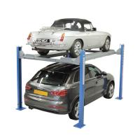 China Two Level Four Post Auto Lift Motor Drive Car Parking Equipment for sale