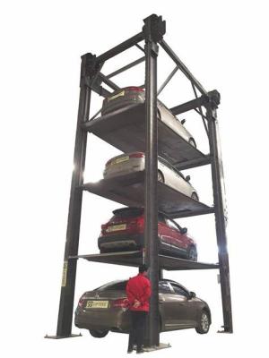 Китай 4 Floors Columns Stacker Car Parking System CE Hydraulic Car Parking Lift продается