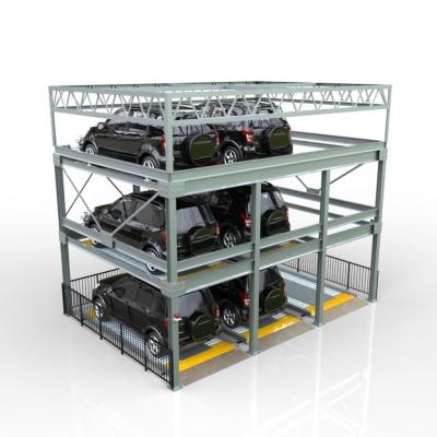 China SUV Multilevel Car Parking System Puzzle 3 Level Parking Lift zu verkaufen