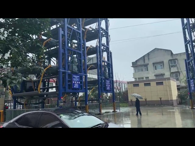 Automatic vertical rotary parking system