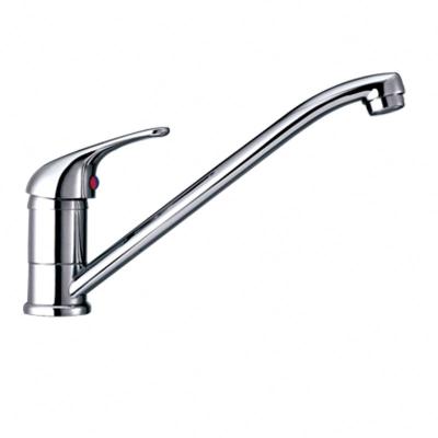 China Modern Chrome Plated Contemporary Ceramic Brass Kitchen Sink Faucet Cheap Core Valve Core Mixer for sale