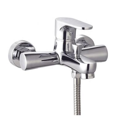 China Bodyless Single Lever Sliding Bar Economy Cast Body Chrome Plated Bath Shower Tub Faucet for sale