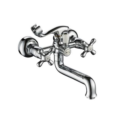 China Without Slide Bar Classic Bathtub Shower Taps European Bath Shower Faucet For Bathroom for sale