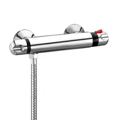 China New Style Sliding Bar Bathroom Wall Mounted Shower Faucet Single Thermostatic Tub Mixer Tap Made in China for sale