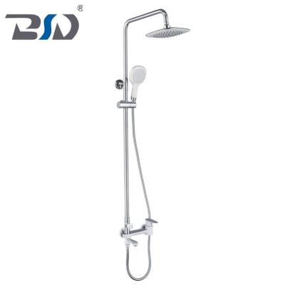 China European Adjustable Bath Accessory Sliding Bar Sliding Rail Hand Shower Head Set for sale