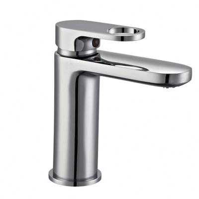 China Waterfall Modern Sanitary Chrome Bathroom Mixer Sink Ware Brass Basin Faucet for sale